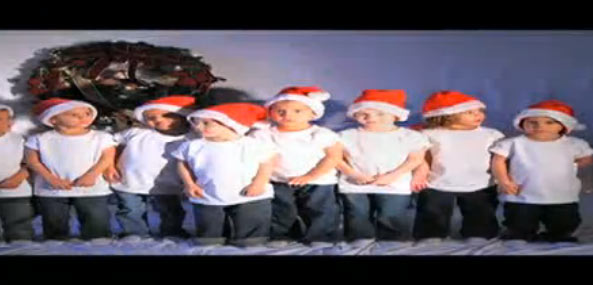 The Roctuplets – Watch the Octomom’s kids new Christmas music video 