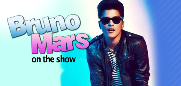 Bruno Mars calls the show 