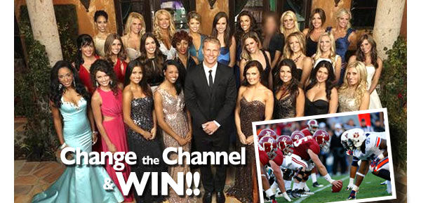 Change the Channel from football to The Bachelor and WIN 