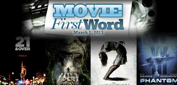 Movie First Word: March 1, 2013