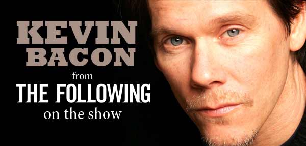 Kevin Bacon calls the show 