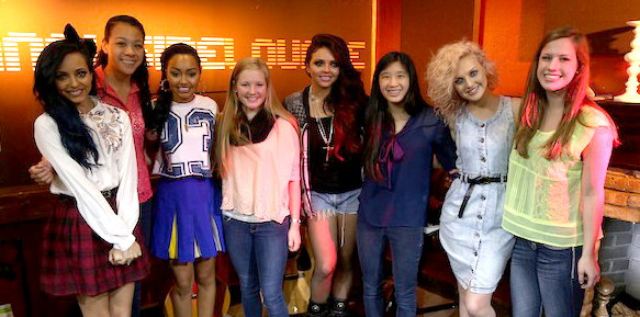 In Studio: Little Mix takes pics with fans 