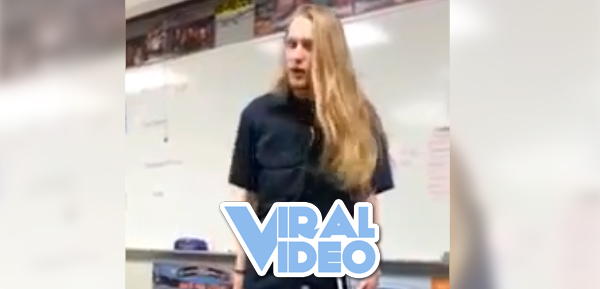 Viral Video: “Hero” high school student goes off on teacher 