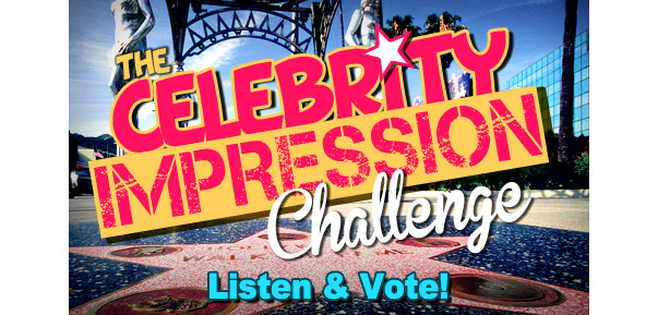 Cast your vote for The Celebrity Impression Challenge 