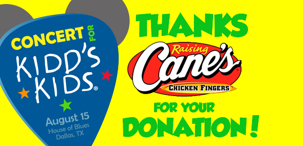 Raising Cane’s Donation to Kidd’s Kids 