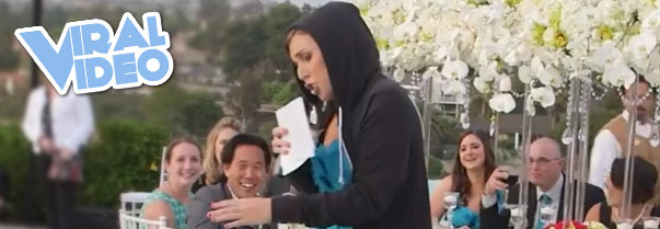 Maid of Honor Raps Toast to Eminem’s “Without Me” 