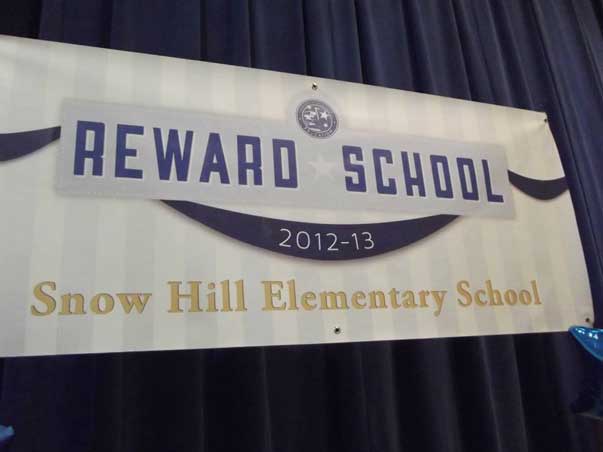 Snow-Hill-Elementary-Reward-Sign