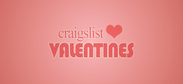 Craigslist Valentine’s Day 