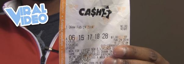 Viral Video: Homeless Lottery Winner