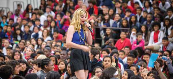 Karmin Performance at O’Banion Middle School 