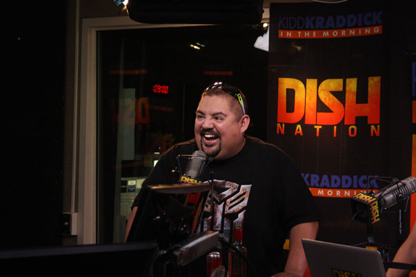 Gabriel Iglesias laughing with the cast