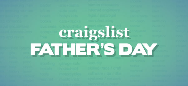 Craigslist Father’s Day Gifts 
