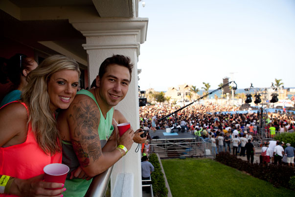 J-Si and Kinsey at the Flo Rida Concert