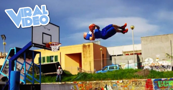 Viral Videos: Epic Basketball Freestyle Dunks