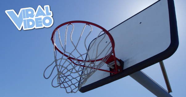 Viral Video: Incredible Basketball Shot Saves Dad Money