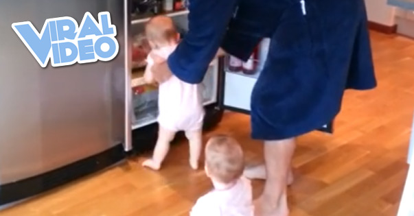 Viral Video: Breakfast with twins takes longer