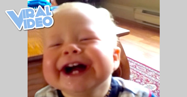 Viral Video: Baby belly laugh!