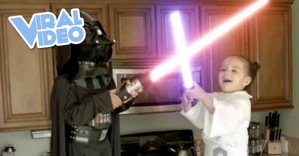 Viral Video: Star Wars Babies Battle for Cupcake