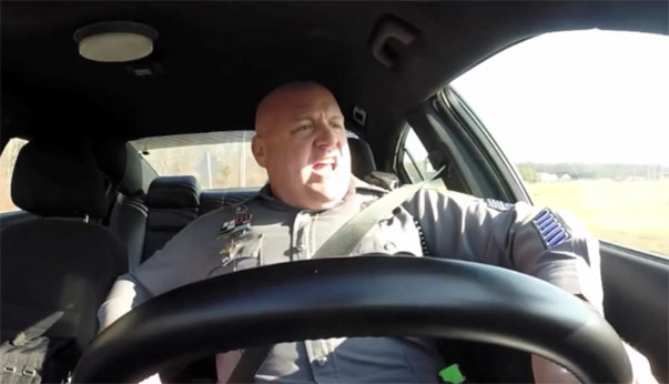 Viral Vid: Cop Busted on Dash Cam Singing “Shake It Off” 