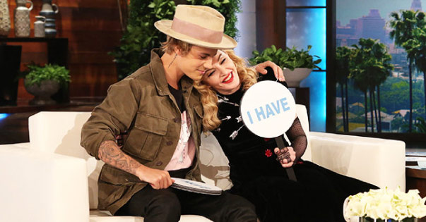 Justin Bieber plays ‘Never Have I Ever’ with Madonna & Adam Levine hits fan