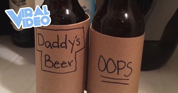 Viral Video: Daddy’s Beer… Oops!