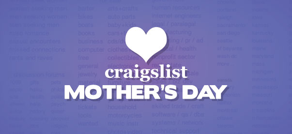 Craigslist Mother’s Day Gifts 