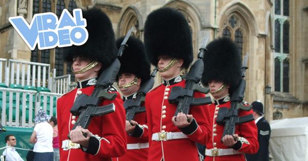 Viral Video: Don’t touch the Queen’s Guard