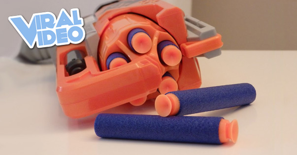 Viral Video: Nerf Darts To The Eye