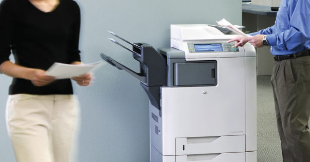 Who broke the office printer? 