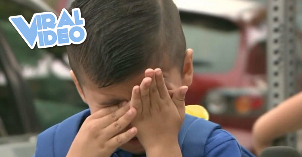 Viral Video: TV reporter makes student cry