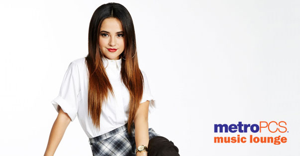 Becky G in the MetroPCS Music Lounge 