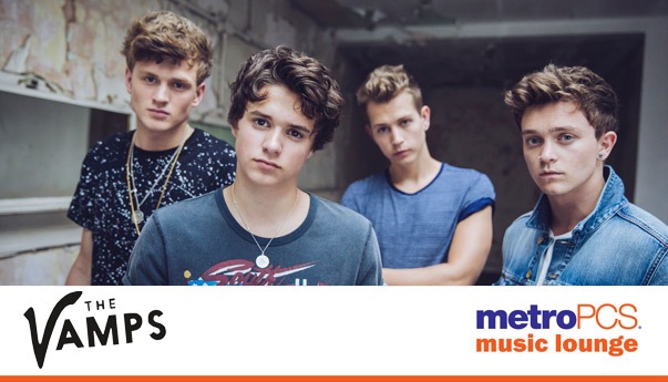 The Vamps in the MetroPCS Music Lounge 
