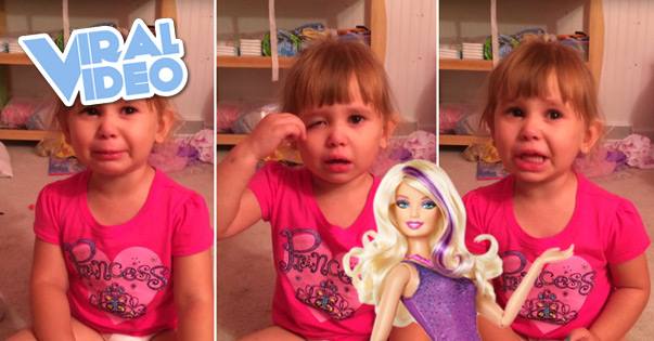 Viral Video: 3 Year Old Paints Barbie with Disney Nail Polish
