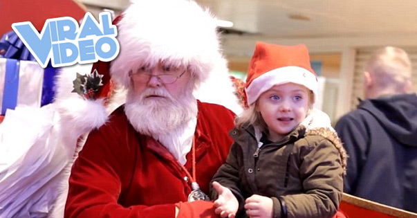 Viral Video: Santa signing to child