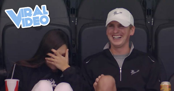 Viral Video: Awkward Kiss Cam Moment