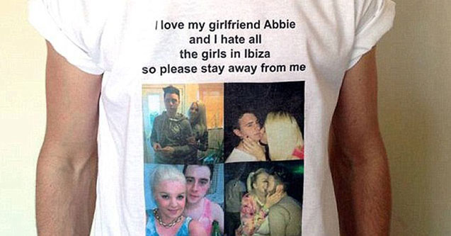 Possessive Girlfriend Prints Face On T-Shirt