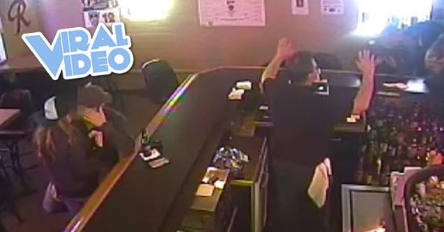 Viral Video: Couple Making Out Doesn’t Notice Armed Robbery