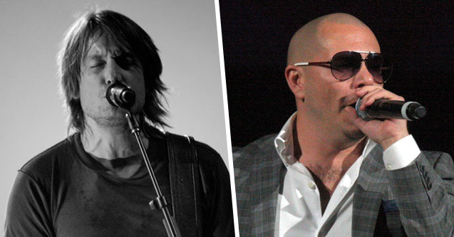 Keith Urban collaborates with Pitbull