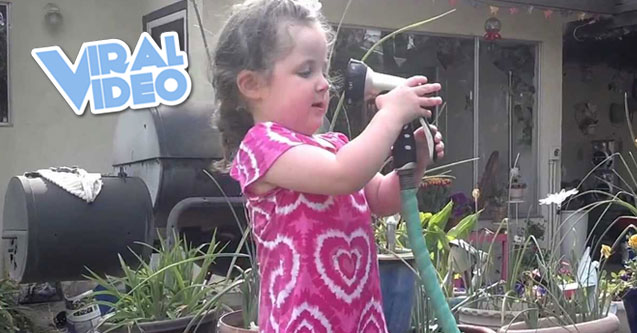Viral Video: Little Girl Learns All About Water Pressure