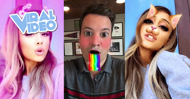 Viral Video: Ariana Grande and Jimmy Fallon’s Snapchat Duet