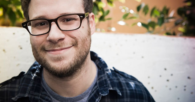 Seth Rogen Busted On The Phone