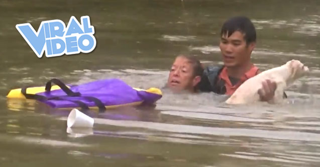 Viral Video: Unreal Rescue In Baton Rouge Floodwater