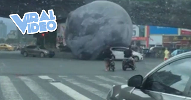 Viral Video: Moon On The Loose
