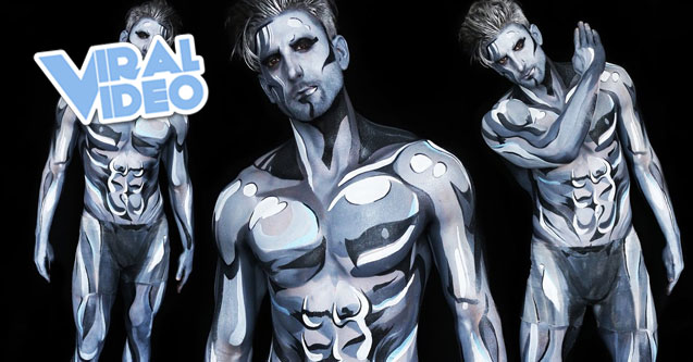 Viral Video: Epic Silver Surfer Halloween Costume NYC!