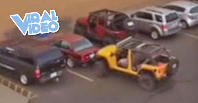 Viral Video: This is why you never steal a Jeep’s parking spot!