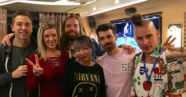 On The Tour Bus With DNCE