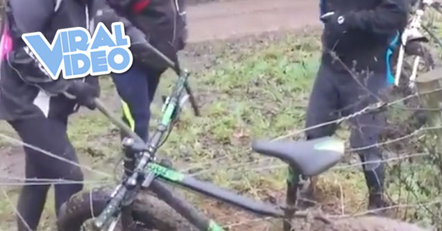 Viral Video: Fat Bike Caught on an Electric Fence!