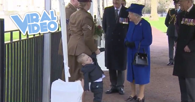 Viral Video: Boy Meets The Queen & Throws A Tantrum