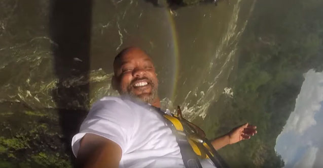 Will Smith Falls More Than 350 Ft