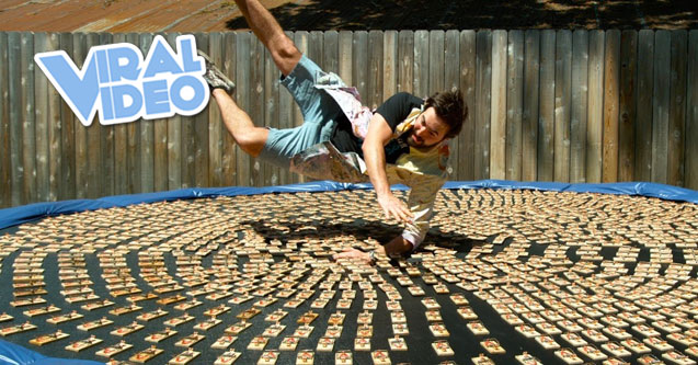 Viral Video: Diving Into 1,000 Mousetraps